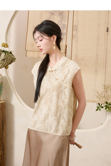 Mckenna Found Bliss Qipao Cheongsam Top